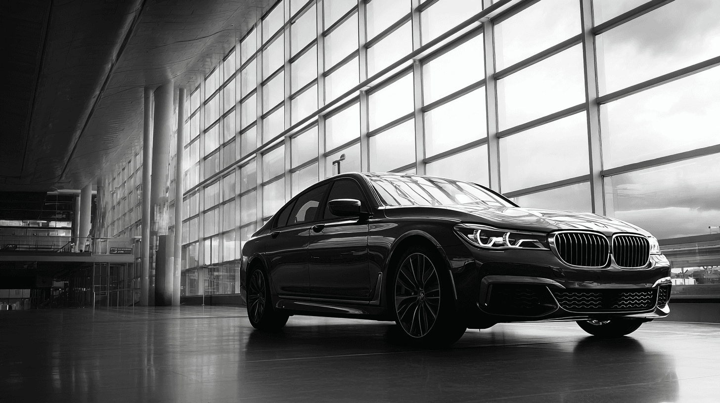 Viaro black car services: airport pickup with chauffeur, corporate executive travel, cruise port transfer, and private jet FBO transportation.